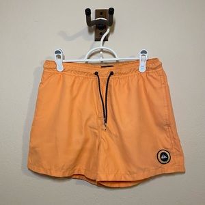 Quicksilver Men Orange Swim Trunks